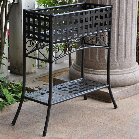 Mandalay Iron Rectangular Plant Stand - Strong and Durable | Shop Now