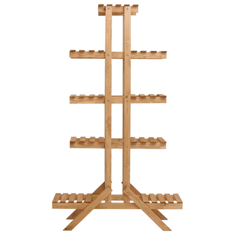 vidaXL Plant Stand 32.7"x9.8"x55.9" Firwood - Organize and Display Your Plants