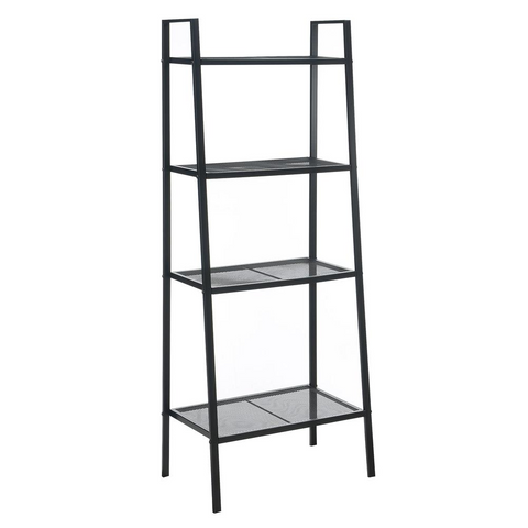 Designs2Go 4 Tier Metal Plant Stand Black - Versatile Plant Display for Home and Garden