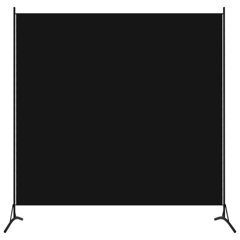 vidaXL 1-Panel Room Divider Black 68.9"x70.9" - WhatYouNeedSales